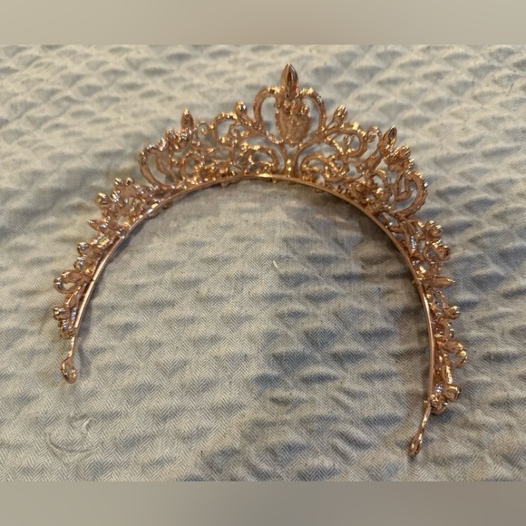 Rose Gold Birthday Tiara, OS - Picture 3 of 3